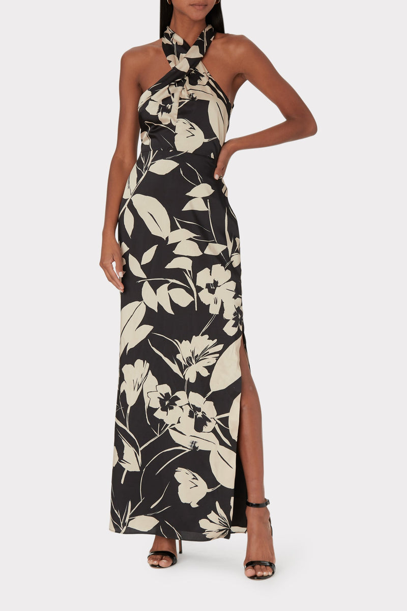 Tara Winter Floral Print Dress