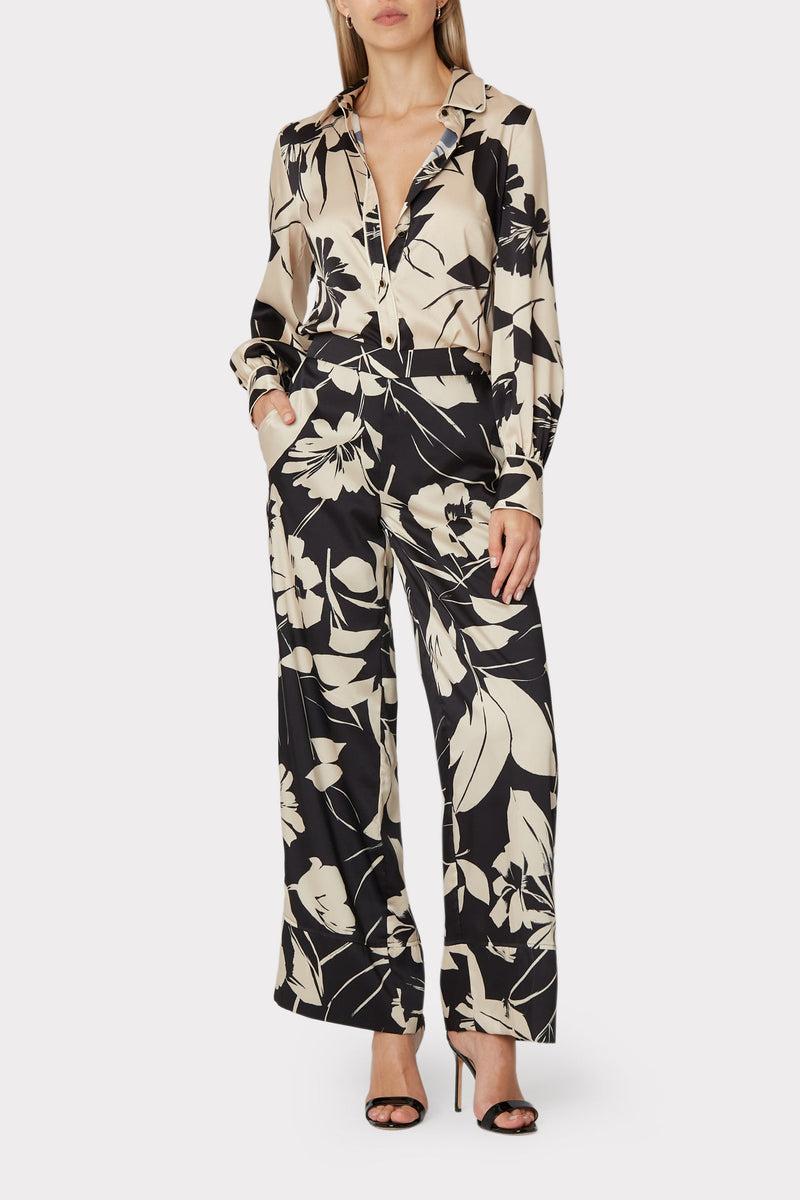 Marlowe Winter Floral Print Pant