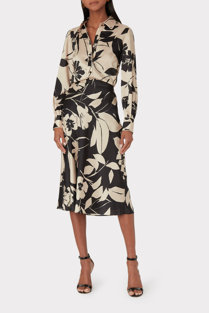 Tina Winter Floral Print Top