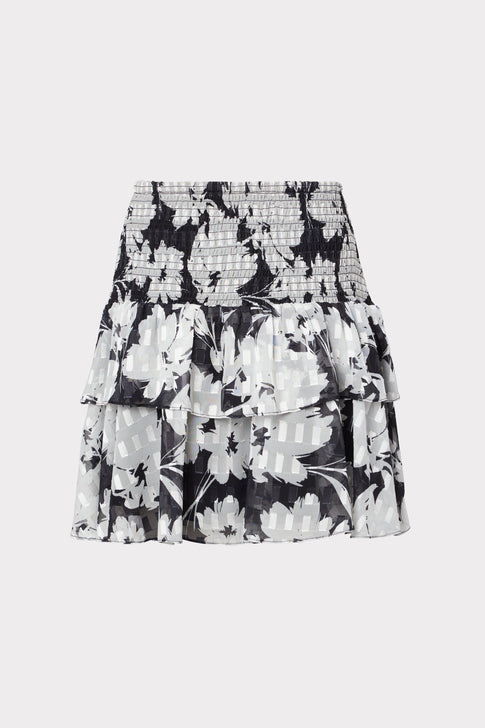 Wyatt Floral Print Skirt 3