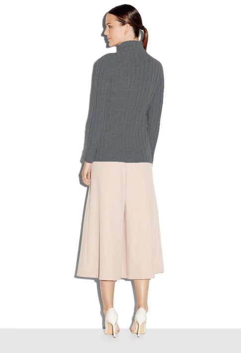 Cashmere Rib Turtleneck NAVY - NS Image 2 of 4