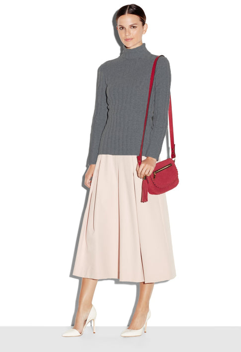 Cashmere Rib Turtleneck NAVY - NS Image 1 of 4