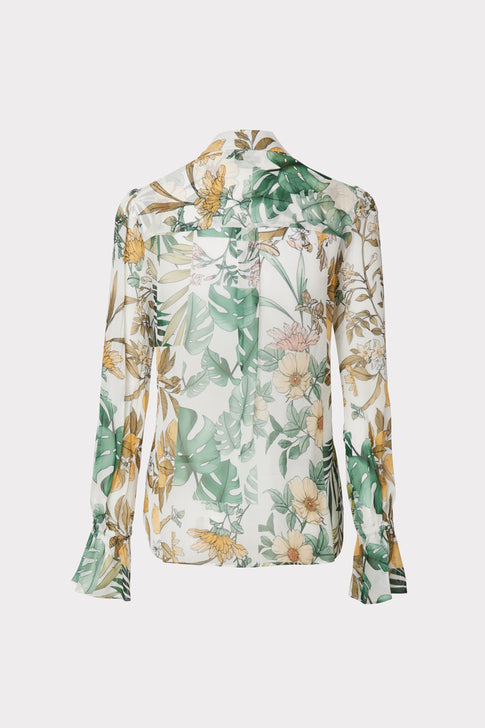 Lacey Jungle Print Blouse 3