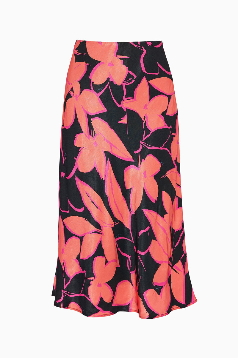 Fion Garland Floral Bias Skirt