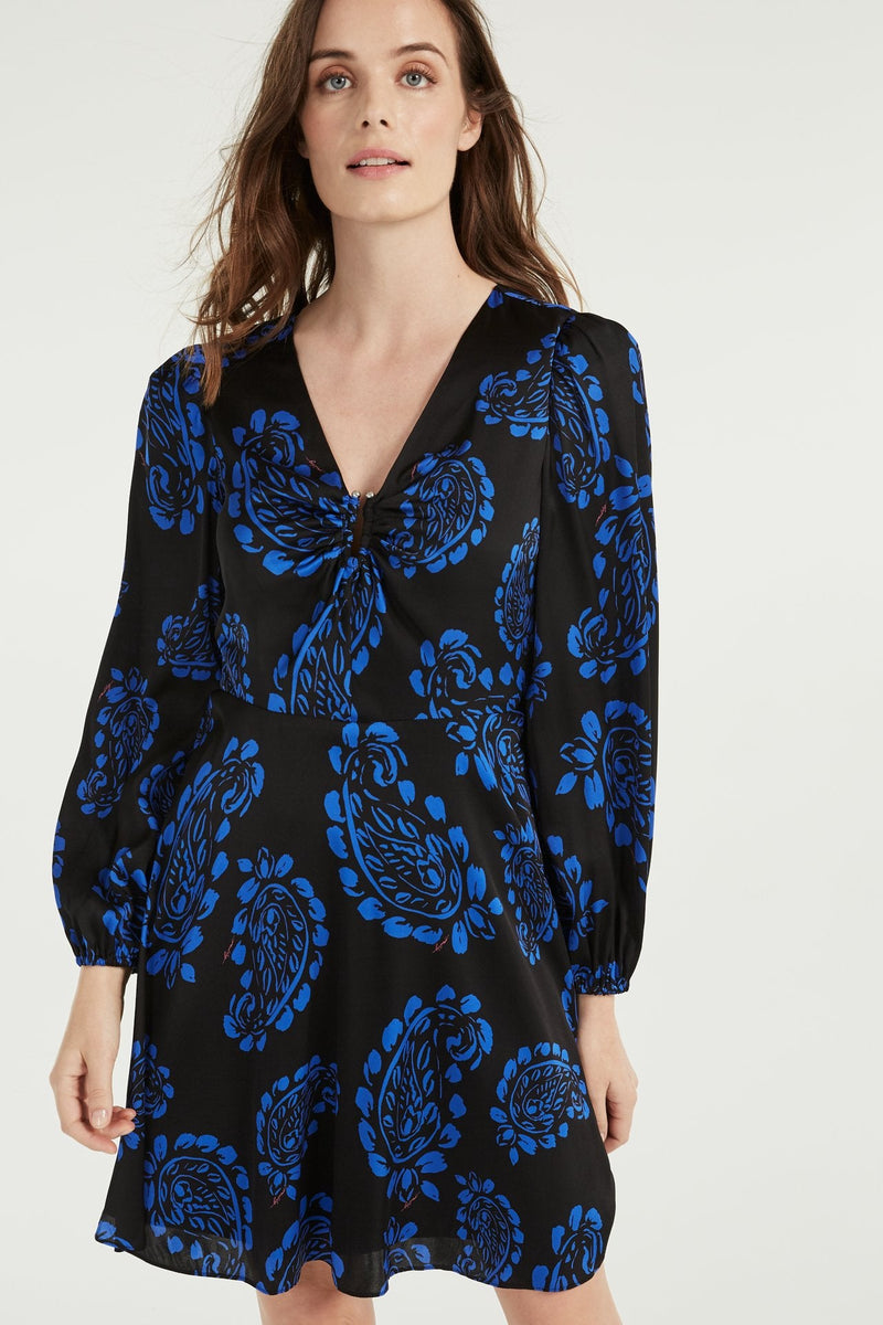 Tossed Paisley Dress