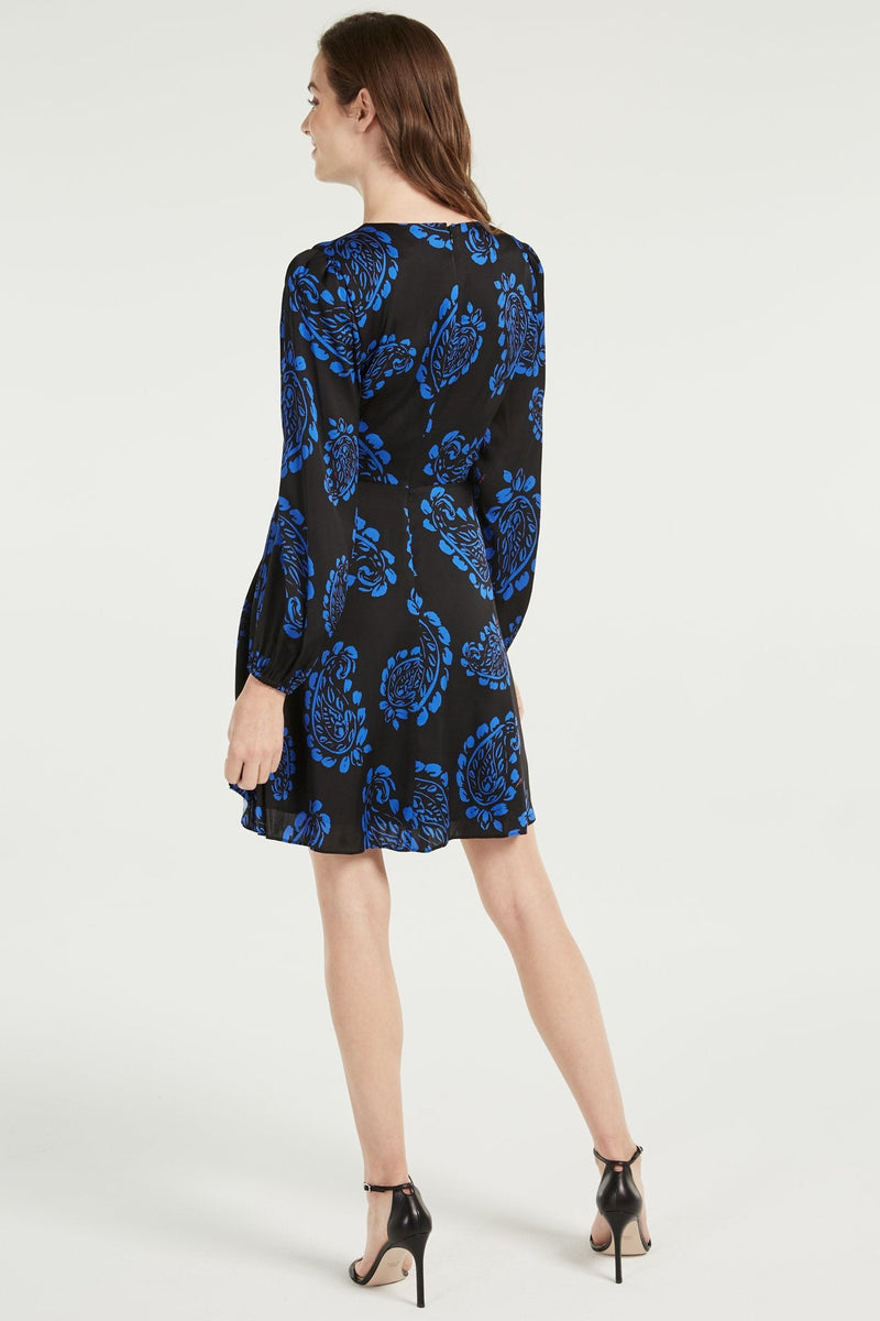 Tossed Paisley Dress