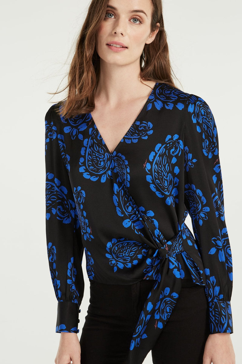 Tossed Paisley Top