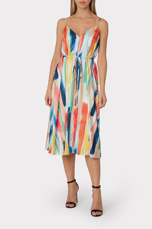 Becca Watercolor Brushstroke Dress 1