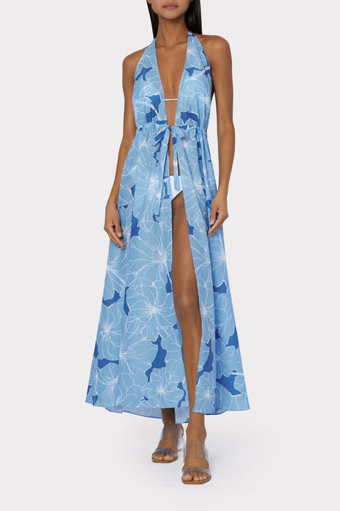 Dominque Waterlily Maxi Dress 1