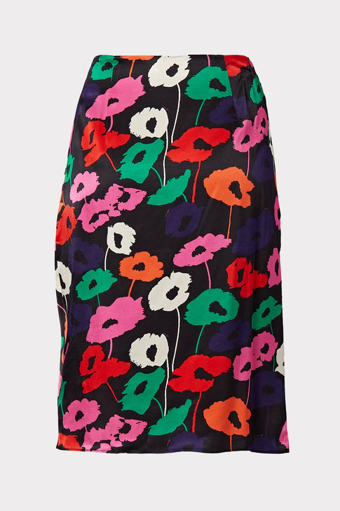 Liza Poppy Print Wrap Skirt 3