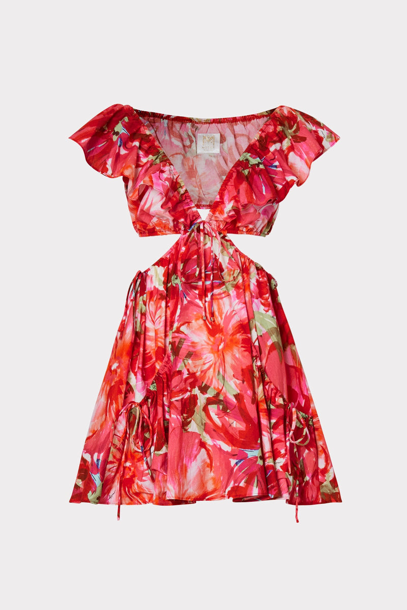 Delilah Brushstroke Floral Dress