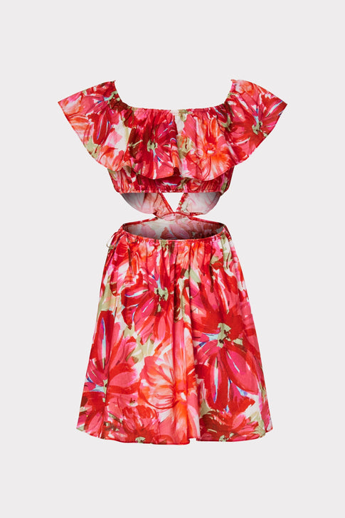 Delilah Brushstroke Floral Dress 3