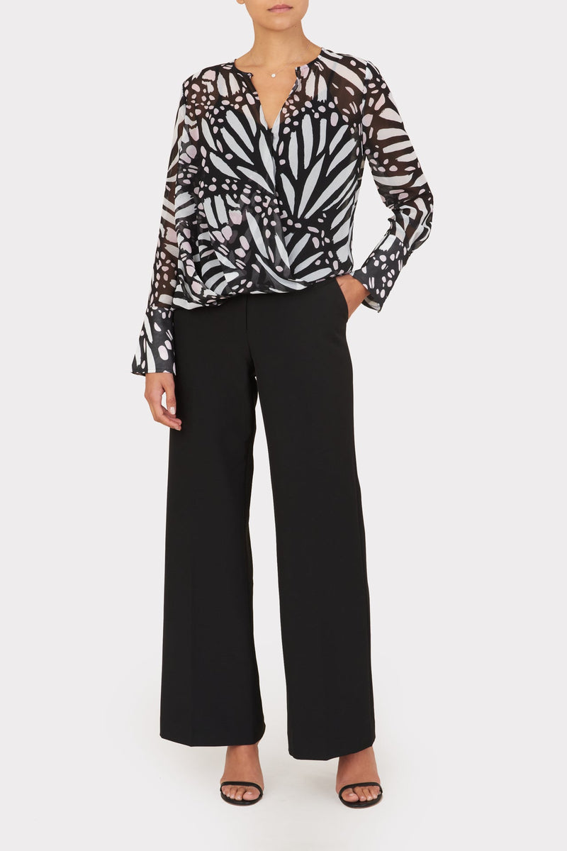 Elysa Graphic Butterfly Top