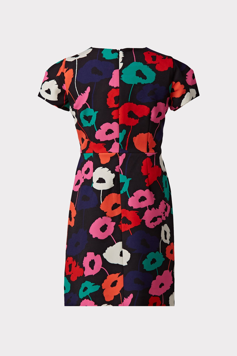Milly Minis Atalie Multi Poppy Print Cady Dress