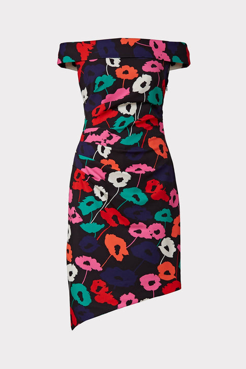 Ally Poppy Print Dress 0