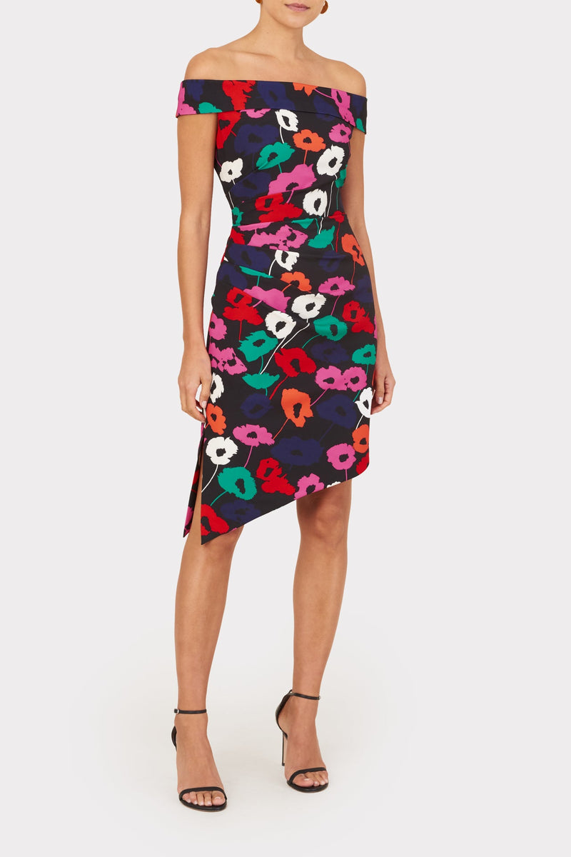 Ally Poppy Print Dress