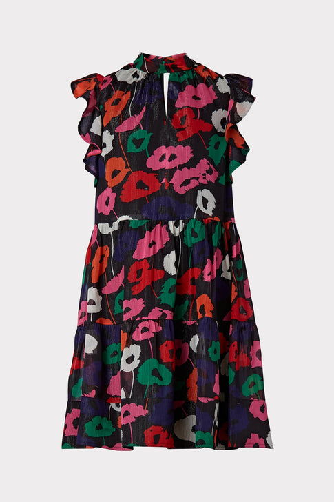 Layla Poppy Print Dress 0