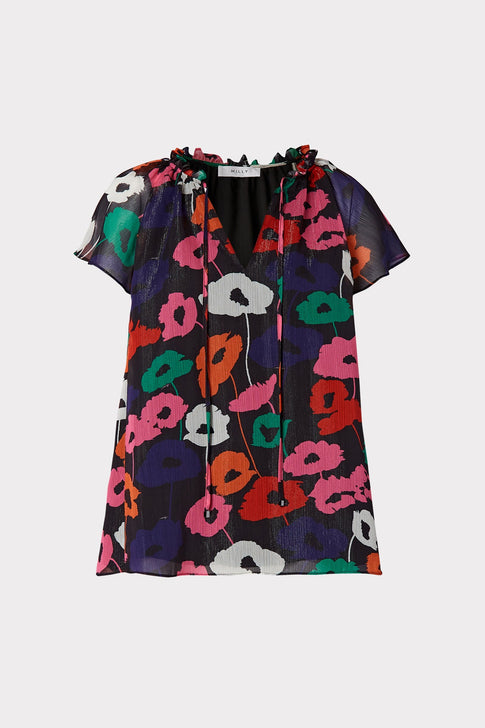 Lydia Poppy Print Top 0