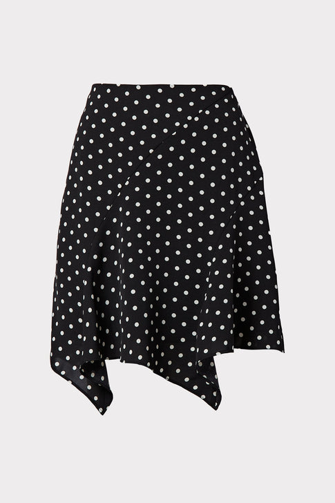 Laura Small Dot Print Skirt 0