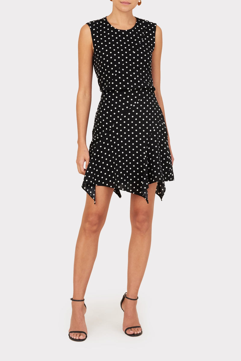 Laura Small Dot Print Skirt