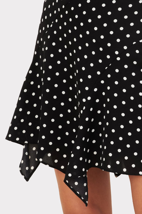 Laura Small Dot Print Skirt 2