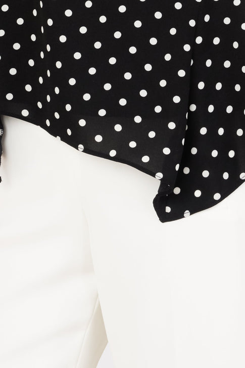 Leslie Small Dot Print Top 2