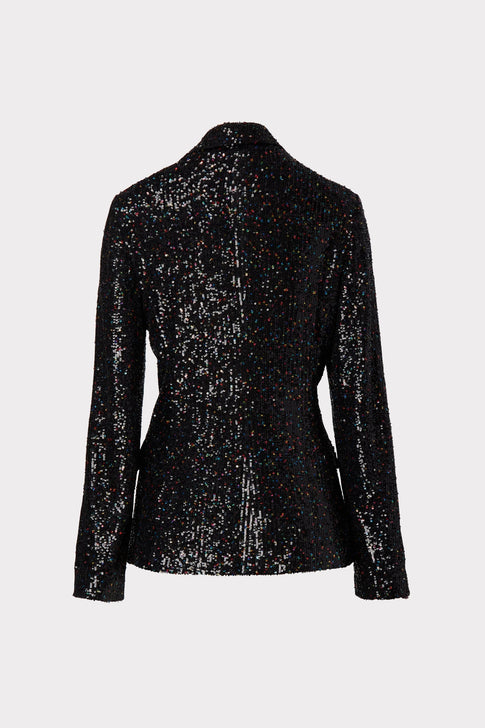 Confetti Sequin Fitted Blazer 3