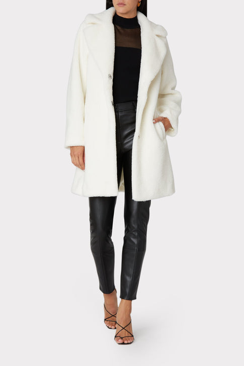 Sandy Faux Shearling Coat 1