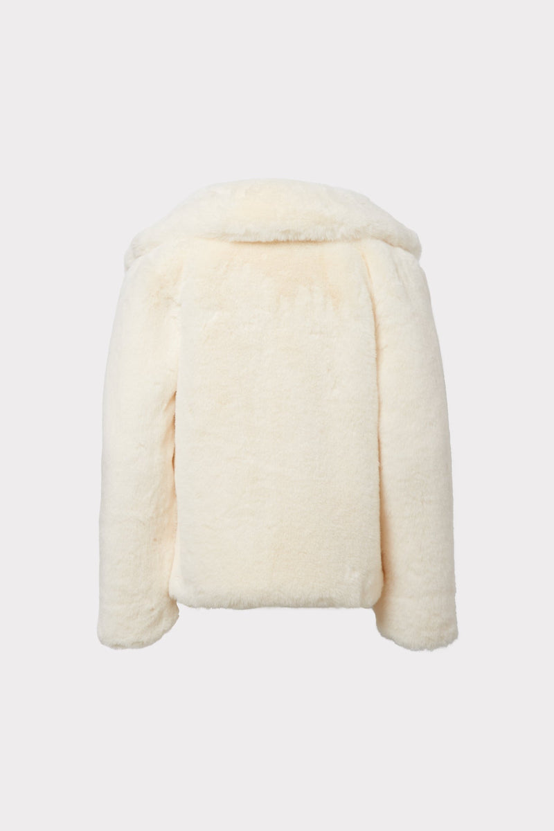 Milly Minis Solid Faux Fur Jacket