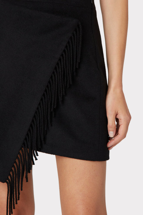 Saylor Wool Fringe Skirt 2