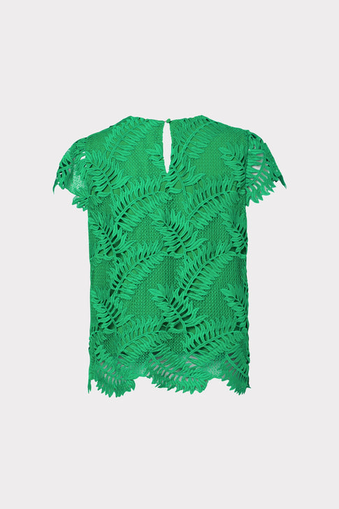 Tropical Palm Lace Baby Tee 7