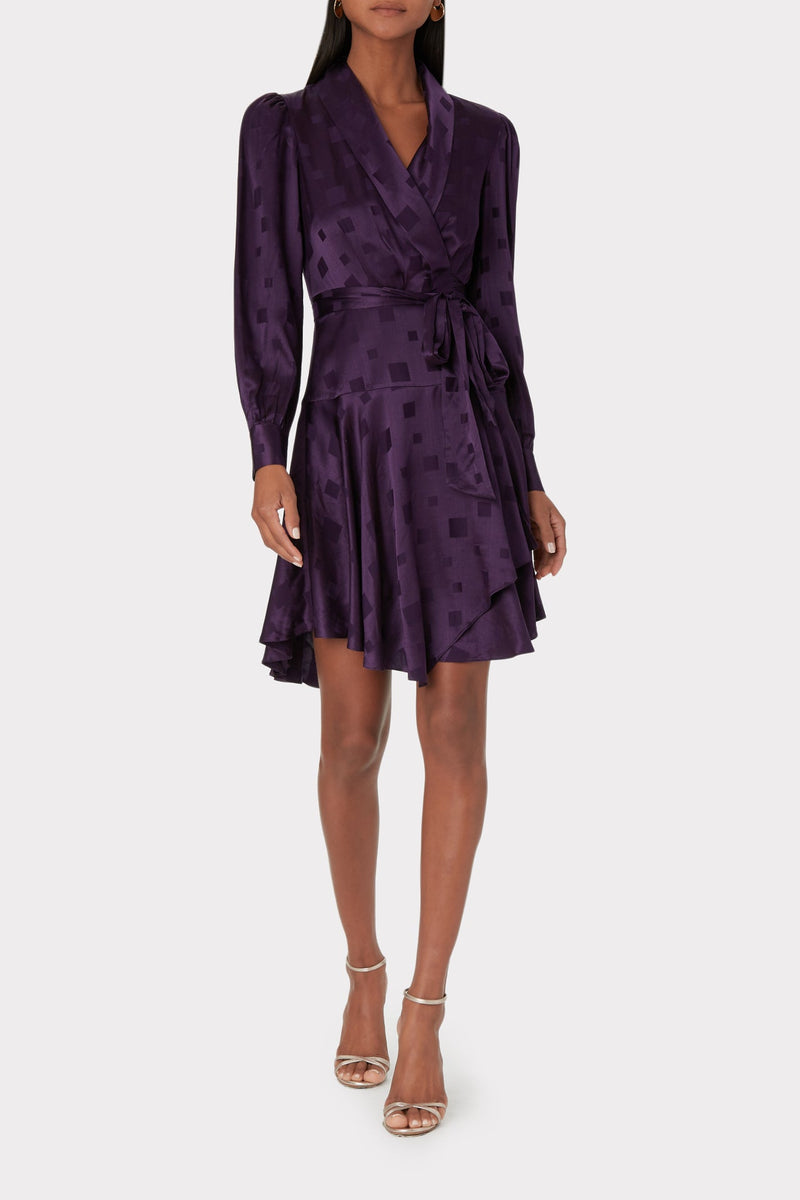 Samara Diamond Jacquard Dress