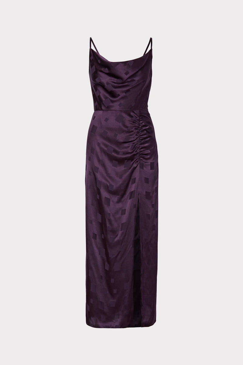 Lilliana Diamond Jacquard Dress