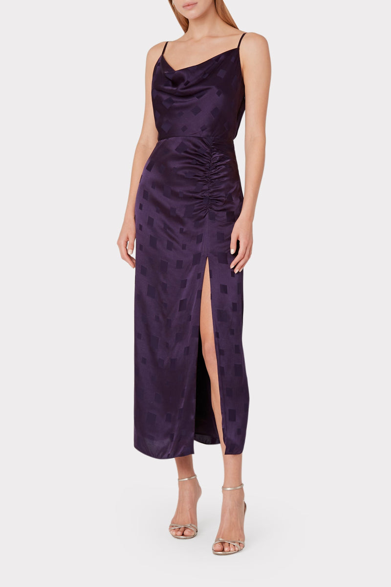 Lilliana Diamond Jacquard Dress
