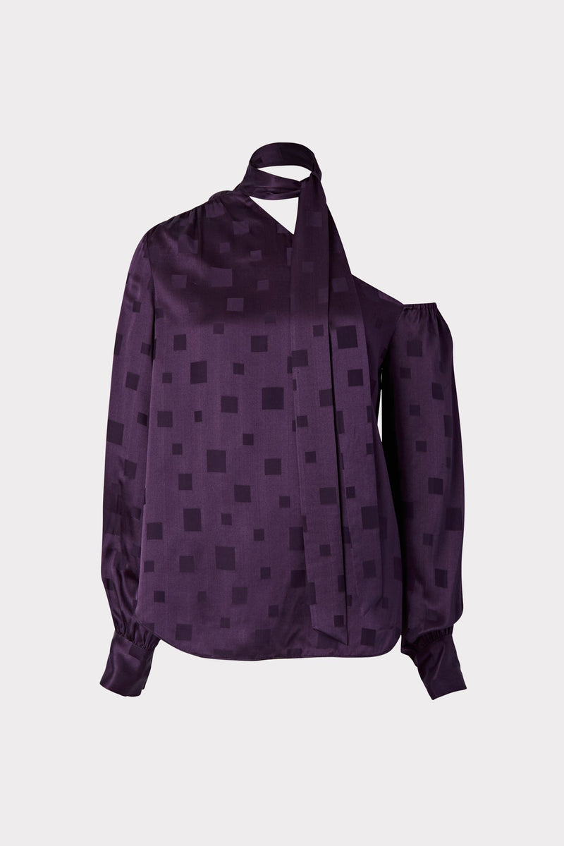 Tyla Diamond Jacquard Top