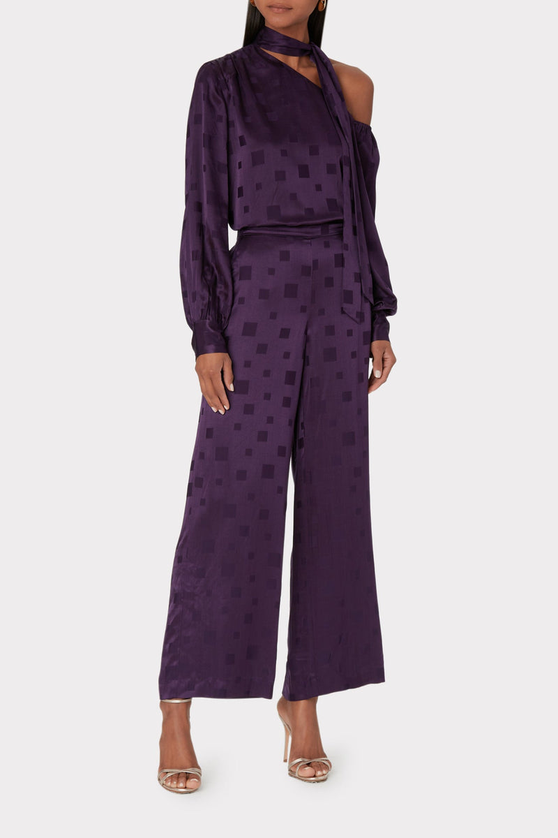 Tyla Diamond Jacquard Top