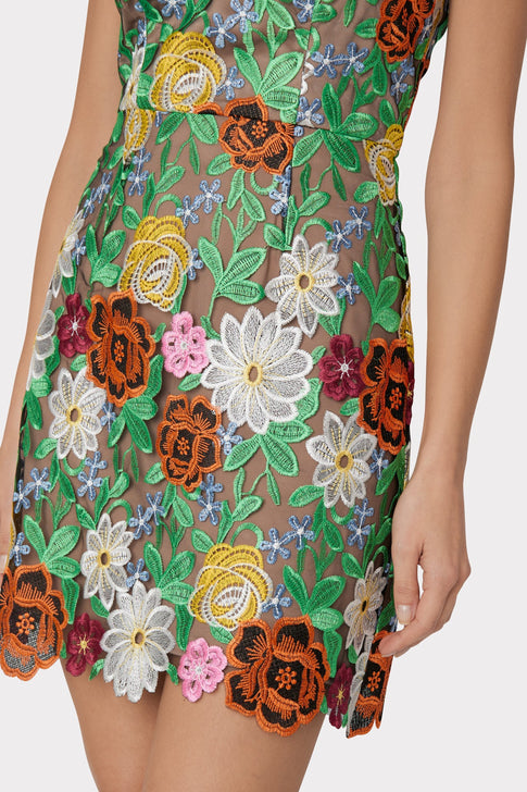 Atalie Embroidered Floral Dress 2