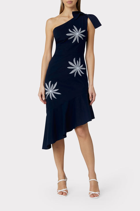 Beatrice Embroidered Poplin Dress 1