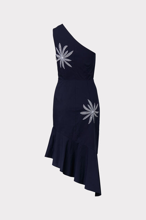 Beatrice Embroidered Poplin Dress 3