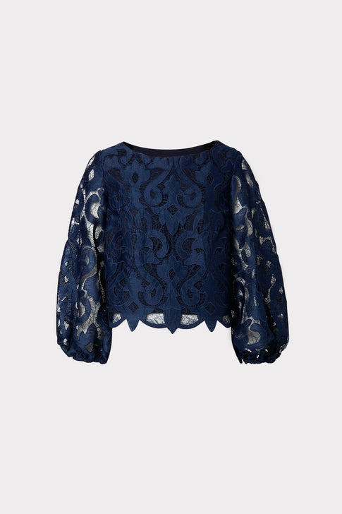 Beverly Guipure Lace Top 0