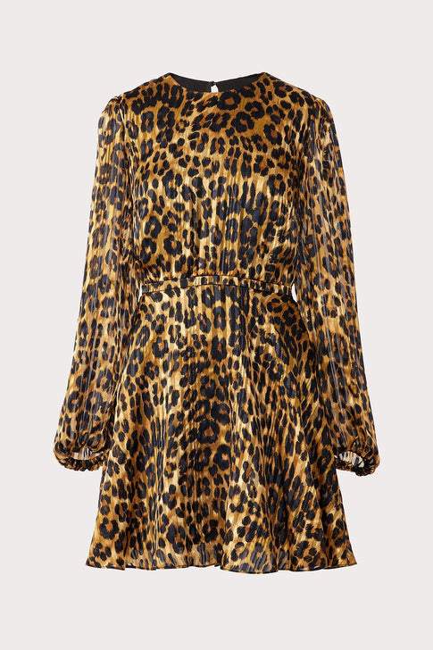 Elma Cheetah Burnout Dress 0