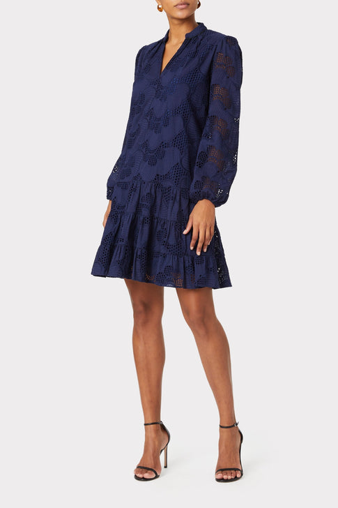 Margaret Pieres Eyelet Dress 1