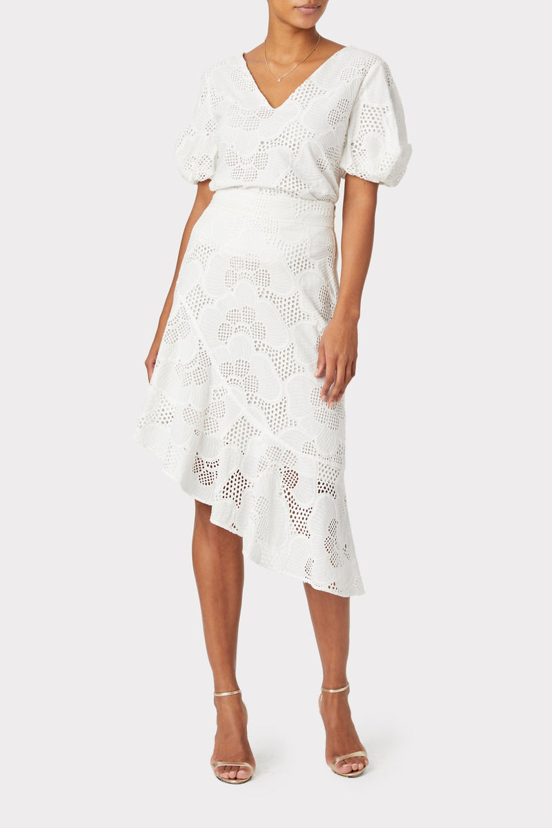 Mae Pieres Eyelet Skirt
