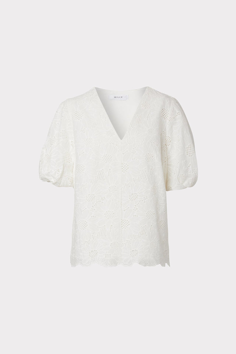 Tournesol Eyelet Top