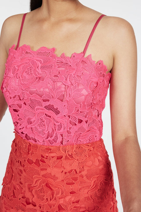 3D Floral Lace Dress 2