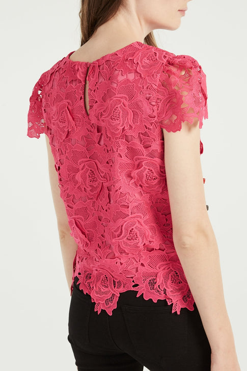 3D Floral Lace Top 2