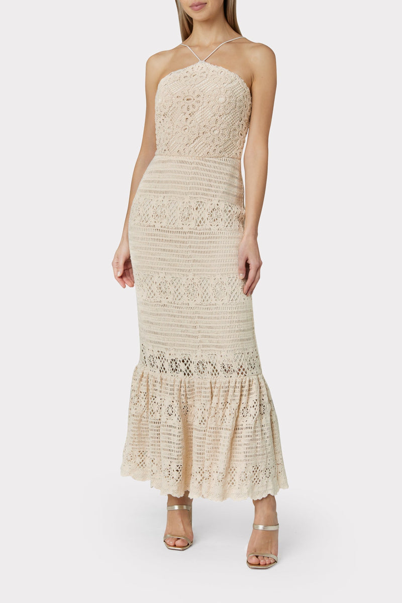 Arden Crochet Stripe Dress