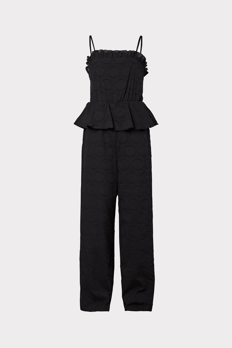 Milly Minis Paloma Graphic Dot Clipping Jumpsuit