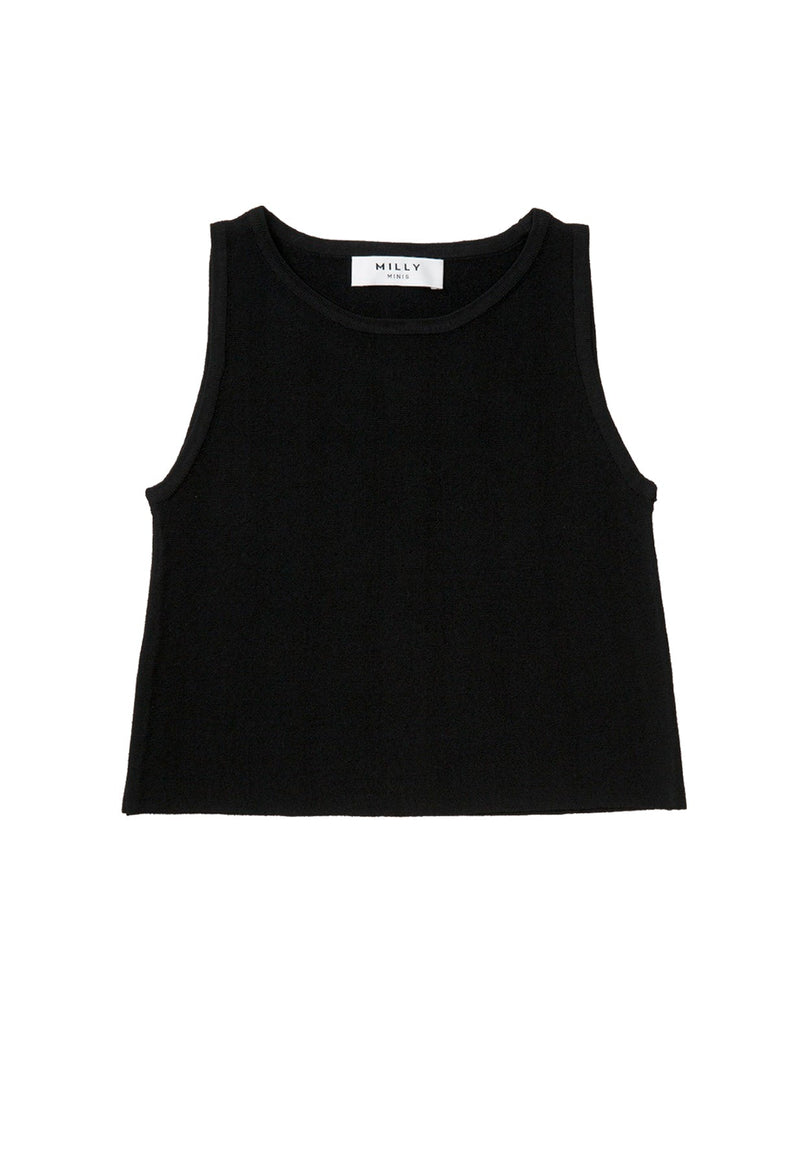 Milly Minis Sleeveless Knit Shell