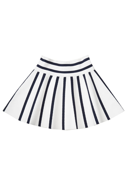 Milly Minis Structured Flare Skirt 0